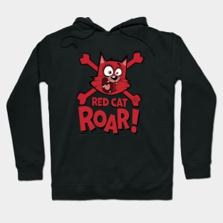 Red Cat Roar Hoodie